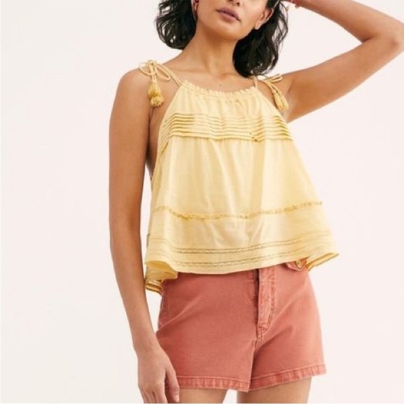 Intimately Free People Trust Me Bodysuit Tank in Yellow - Picture 2 of 11